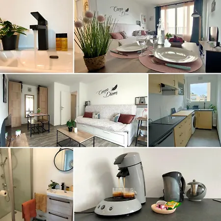 L'eure Au Soleil, Avec Balcon Et Wifi Daire *