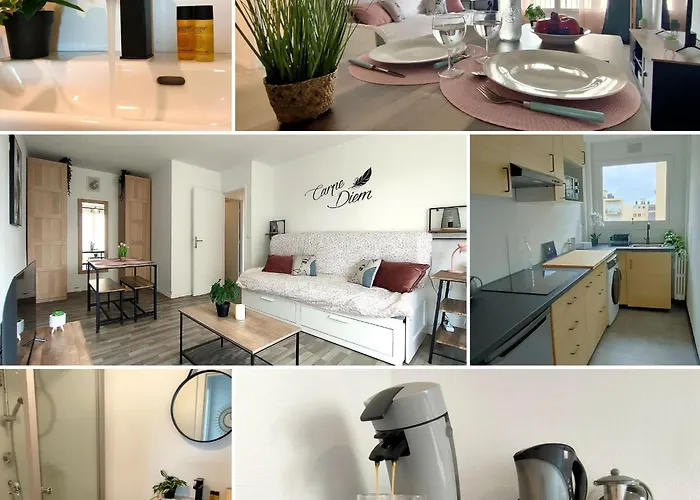 L'eure Au Soleil, Avec Balcon Et Wifi Apartament *